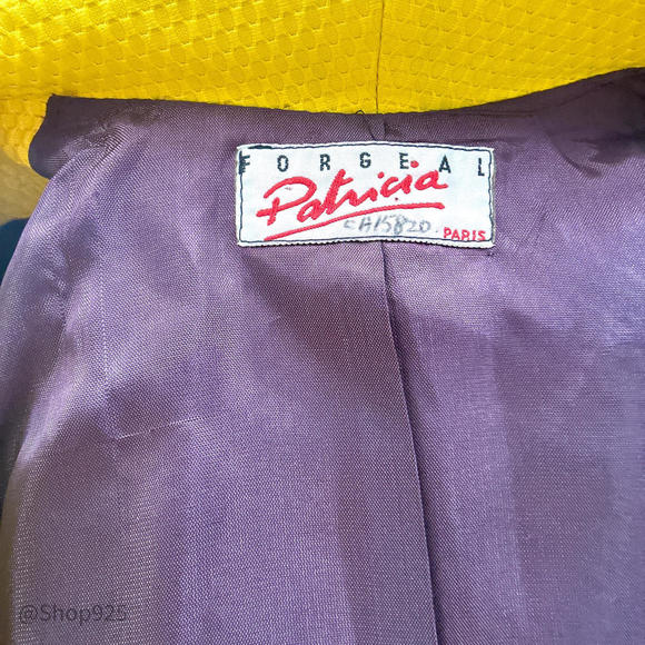 Rare Vintage Blazer Made  in Paris - Picture 7 of 8